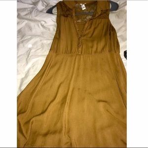 Brown knee high dress